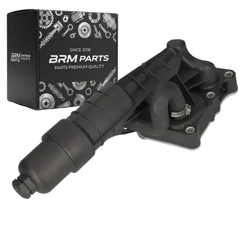SUPORTE DO FILTRO DE ÓLEO COM TROCADOR DE CALOR MERCEDES C180, C200, C250 E E250 - COMPLETO