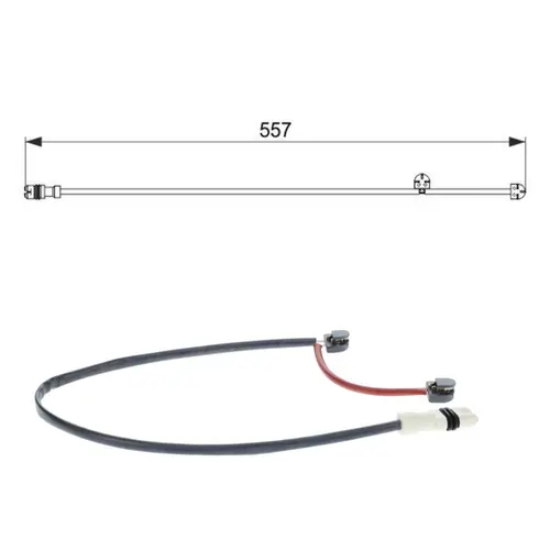 SENSOR DESGASTE PASTILHA FREIO TRASEIRA PORSCHE 911 CABRIOLET COUPÉ 3.6 24V 3.8 24V TURBO ASPIRADO GASOLINA 1998 A 2012 99761267700