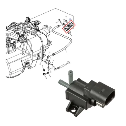 Válvula Solenoide da Turbina N75 12V Audi VW 2.0 16V TFSI - Unitário