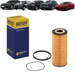 Filtro Óleo Motor Audi Porsche 3.0 TFSI 3.2 FSI C/ Vedação