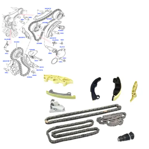 Kit Corrente Distribuição Parcial 2.0 Turbo Ingenium Land Rover Jaguar