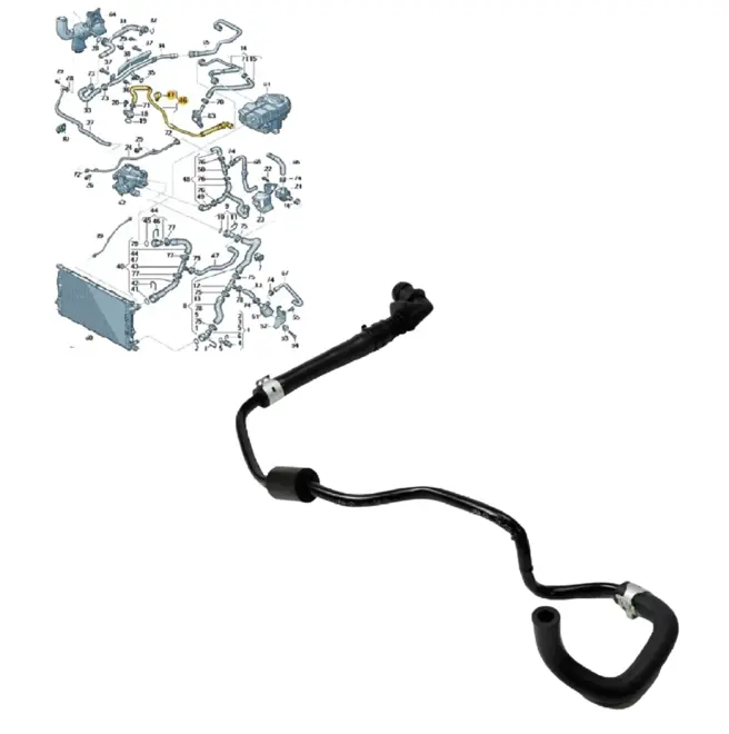 MANG RETORNO CABEÃ‡OTE/RESER AUDI A4/A6/A7/Q5 1.8/2.0 16V TFSI 2009 A 2018 06L121081E/06L1