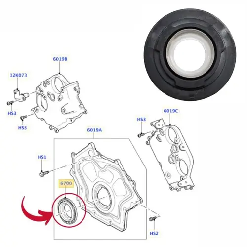 Retentor Dianteiro Virabrequim Jaguar Land Rover 3.0 5.0