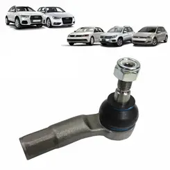 TERMINAL DIRECAO ESQ AUDI/VW 1.0 12V/1.4 16V/1.6 16V/1.8 20V/ 2.0 16V/ 2.5 20V 1K0423811K/