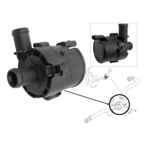 BOMBA D'ÁGUA AUXILIAR ELÉTRICA LAND ROVER JAGUAR 2.0 DISCOVERY SPORT EVOQUE VELAR XF XE 2011 A 2025 LR049317
