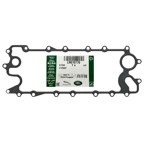 JUNTA TROCADOR CALOR ÓLEO MOTOR CHAPA LAND ROVER DISCOVERY 4 NEW DISCOVERY 5 RANGE ROVER SPORT VELAR VOGUE JAGUAR F-PACE F-TYPE XE XF XJ XK 3.0 24V SCV6 5.0 32V SCV8 2009 A 2023 LR010770