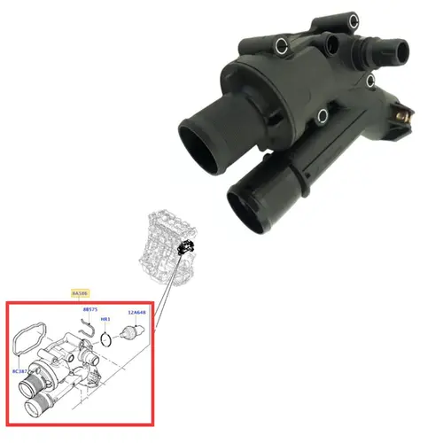VALVULA TERMOSTATICA LAND ROVER 2.2 16V 224DT DIESEL 2011 A 2017 LR001312/SKU2835