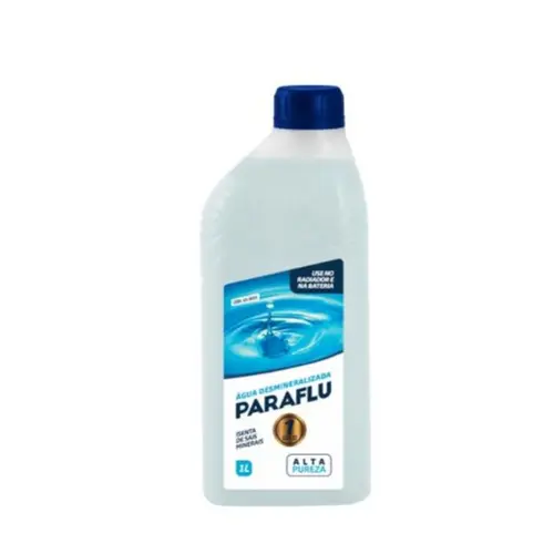 ÁGUA DESMINERALIZADA PARA RADIADOR 1 LITRO DILUIÇÃO DE ADITIVO PARAFLU 103031