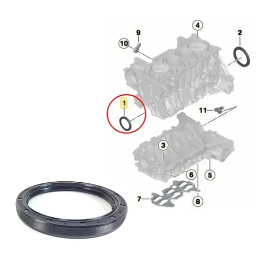 RETENTOR POLIA DIANT BMW 116I/118I/316I 1.6 16V N13 2012 A 2015/MINI COOPER 1.6 16V THP 20