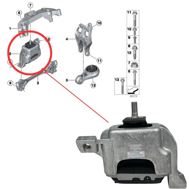 COXIM MOTOR DIR MINI 1.6 16V 2006 A 2016 22116778645/SKU4915