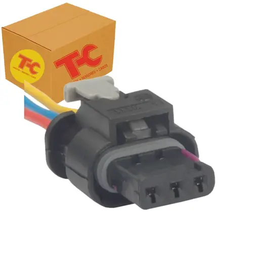 PLUG CONECTOR BOMBA AGUA AUX ELETRICA AUDI VW MINI 2008 A 2019