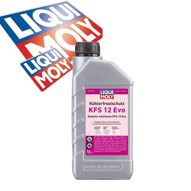 ADITIVO PARA RADIADOR LIQUI MOLY KFS 12 EVO CONCENTRADO ANTIFREEZE G12 EVO 1L 21740