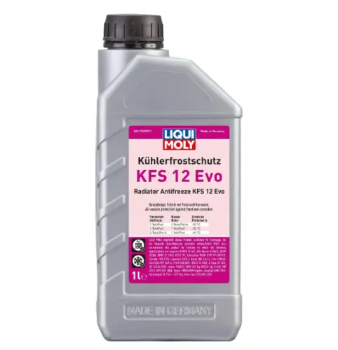 ADITIVO PARA RADIADOR LIQUI MOLY KFS 12 EVO CONCENTRADO ANTIFREEZE G12 EVO 1L 21740