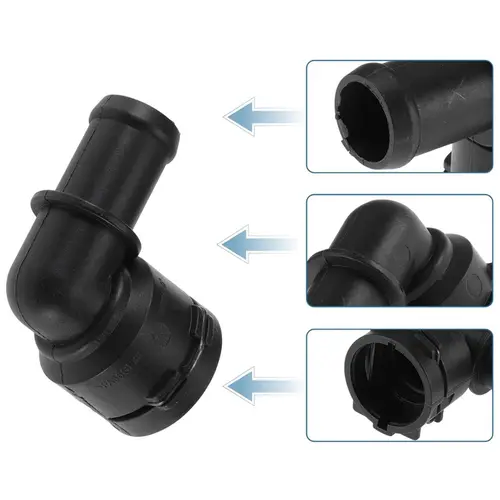FLANGE CONEXÃO RADIADOR BOMBA ÁGUA AUDI A3 A4 A5 A6 Q3 Q5 VW GOLF TIGUAN 2007 A 2025 1K0122291J