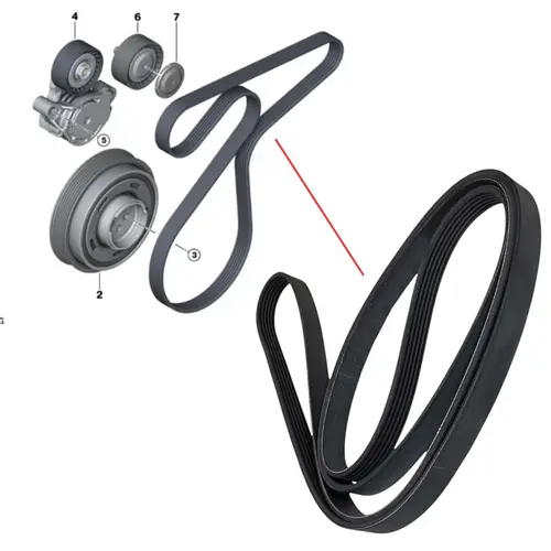 CORREIA POLY V BMW 2.0 16V B48 11288573253/SKU2534