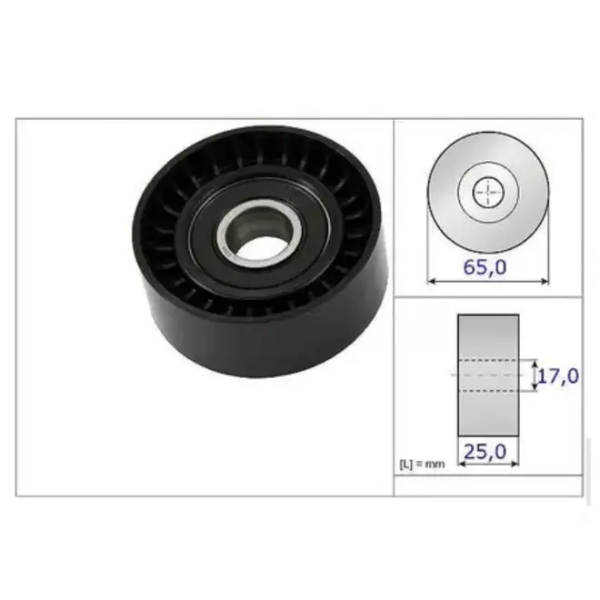 POLIA GUIA CORREIA ALTERNADOR LAND ROVER DEFENDER EVOQUE DISCOVERY SPORT VELAR SPORT JAGUAR XE XF F-PACE E-PACE 2017 A 2023 LR073726