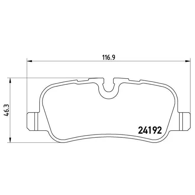 JG PASTILHA FREIO TRAS LAND ROVER 2.7/3.0 24V TDV6/4.0 12V V6/ 4.2/4.4 32V V8/ 3.6 32V TDV