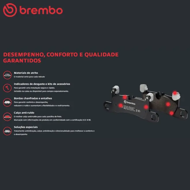 JG PASTILHA TRAS CERAMICA FREELANDER 2/EVOQUE/DISCOVERY SPORT/S60/S80/XC60/XC90 2003 A 202
