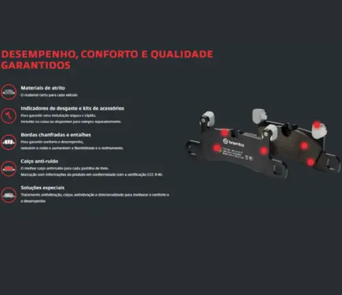 JOGO PASTILHA FREIO TRASEIRO BMW 325I 330I X1 3.0 24V 2004 A 2012