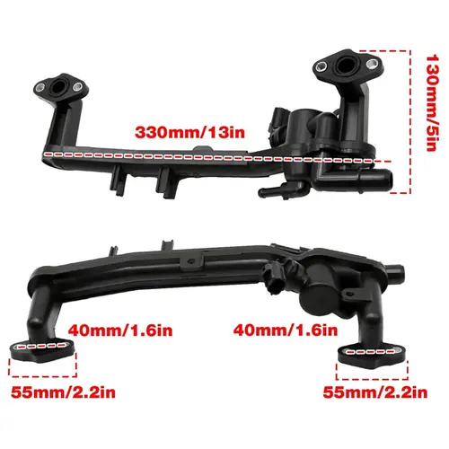 TUBO ÁGUA TRASEIRO CABEÇOTE LAND ROVER JAGUAR 5.0 V8 SCV8 2009 A 2018 LR018273