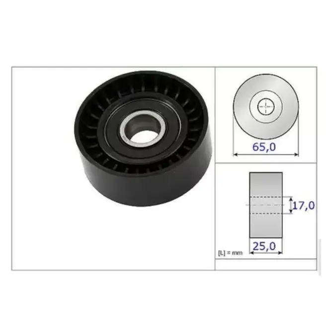 POLIA GUIA CORREIA ALTERNADOR LAND ROVER DEFENDER EVOQUE DISCOVERY SPORT VELAR SPORT JAGUAR XE XF F-PACE E-PACE 2017 A 2023 LR073726