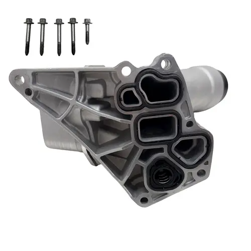 SUPORTE FILTRO DE ÓLEO EM ALUMÍNIO COM TROCADOR 320I 330I 330E 420I 430I 530I 530E X3 X4 Z4 2.0 16V B48 2019 A 2024