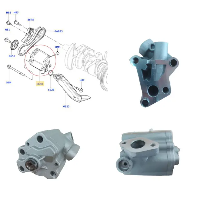 BOMBA OLEO LAND ROVER 2.0 16V SI4/204PT 2011 A 2017 LR057189/SKU2873