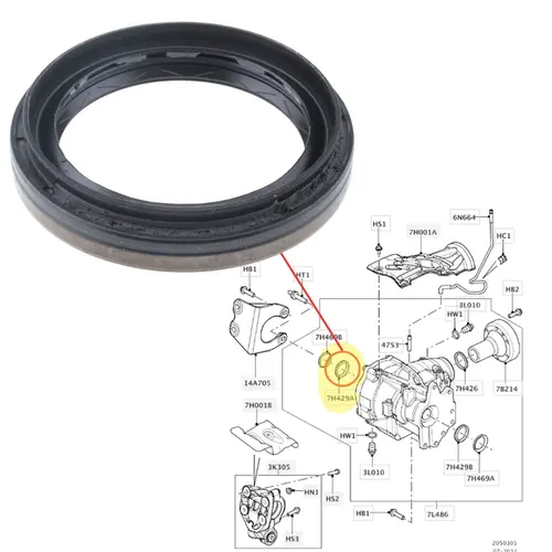RETENTOR CAIXA TRANSFERÊNCIA LADO DIREITO LAND ROVER DISCOVERY SPORT EVOQUE FREELANDER 2 VOLVO S60 S80 V60 XC60 XC70 XC90 2007 A 2019