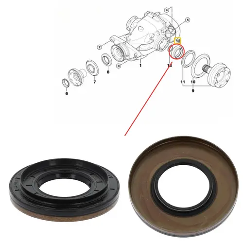 RETENTOR DIFERENCIAL TRASEIRO BMW LAND ROVER 44X90,1X10/15,3 TBX000110