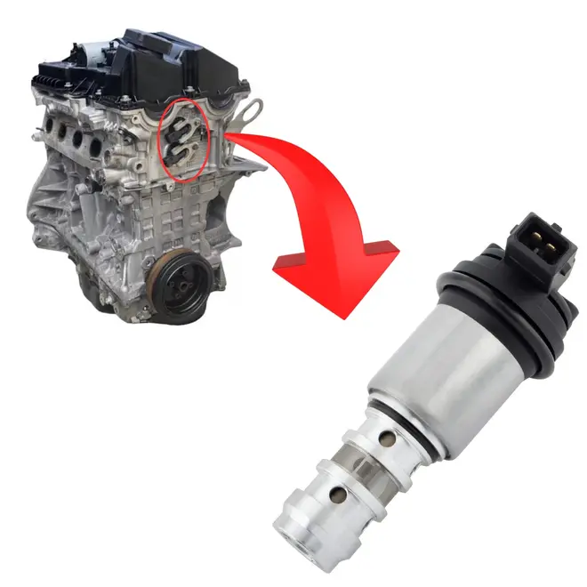 VALVULA SOLENOIDE PRESSAO OLEO BMW 2.0 16V N46/4.4/4.8 32V V8 N62 2002 A 2014 11367560462/