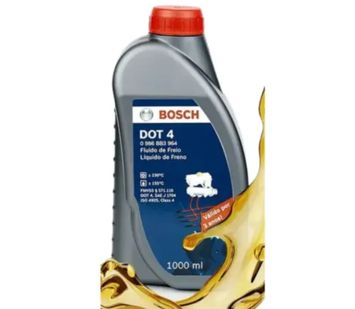 FLUIDO DE FREIO BOSCH DOT 4 SINTÉTICO 1000 ML 1 LITRO
