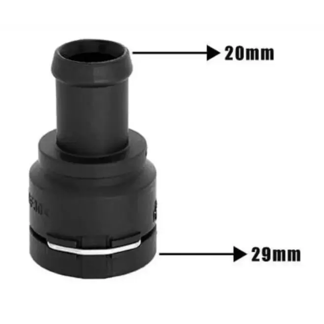 FLANGE AR QUENTE RETA AUDI/VW 1.6/2.0 8V/1.8 20V T/2.0 16V FSI/TSI/2.5 20V FSI 3B0122291B/