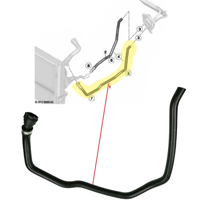 MANGUEIRA ENTRADA DO AR QUENTE BMW 120I 125I 220I 225I 320I 328I 420I 428I 2.0 16V N20 2012 A 2018