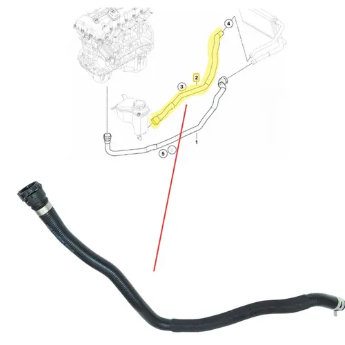 MANG AR QUENTE/RESERV BMW 2.0 16V N46/3.0 24V N52/N55 2006 A 2012 64216951946/SKU4243