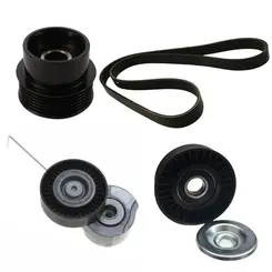 KIT CORREIA ALTERNADOR/TENSOR/GUIA/RODA LIVRE LAND ROVER/VOLVO FREELANDER 2/S60/S80/V60/XC60/XC90 3.0 24V T6/3.2 24V I6 2007 A 2015