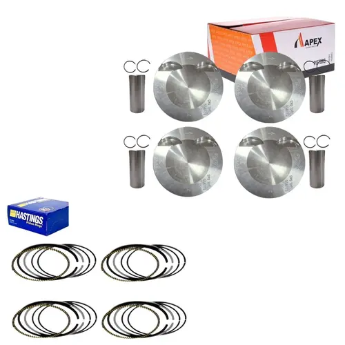 KIT PISTÕES COM ANÉIS 050 MM PINO 23 MM AUDI A3/A4/A5/Q3/Q5/TT 2.0 16V TFI 2009 A 2018/ VW FUSCA/GOLF/JETTA/PASSAT/TIGUAN 2.0 16V TSI 2009 A 2018