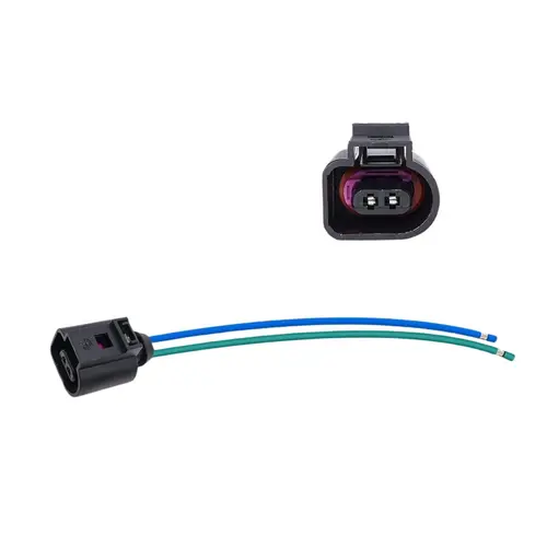 KIT SENSOR DE TEMPERATURA EXTERNA AMBIENTE + CHICOTE PLUG CONECTOR AUDI E VW
