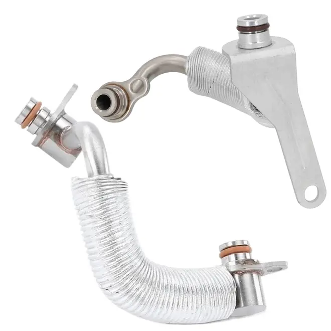 KIT TUBOS DE ENTRADA E RETORNO DE ÁGUA DA TURBINA BMW 125I 320I 328I 420I 428I 528I X1 X3 X4 Z4 2.0 16V N20 2011 A 2018