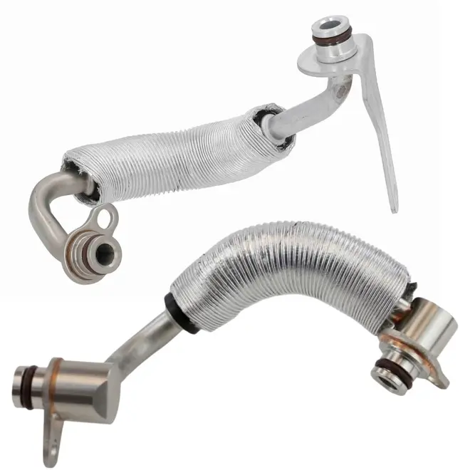 KIT TUBOS DE ENTRADA E RETORNO DE ÁGUA DA TURBINA BMW 125I 320I 328I 420I 428I 528I X1 X3 X4 Z4 2.0 16V N20 2011 A 2018