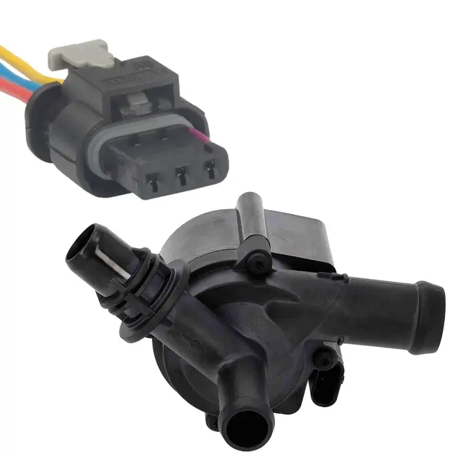 KIT BOMBA DE ÁGUA AUXILIAR ELÉTRICA 3 PINOS + CONECTOR BMW 116I  118I 316I 1.6 16V N13 2012 A 2015