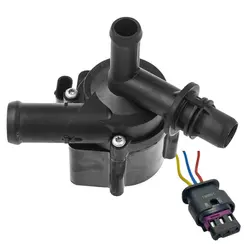 KIT BOMBA DE ÁGUA AUXILIAR ELÉTRICA 3 PINOS + CONECTOR BMW 116I  118I 316I 1.6 16V N13 2012 A 2015