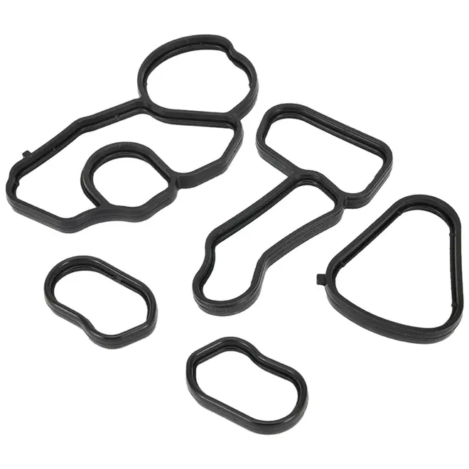 KIT JUNTAS VEDAÇÃO SUPORTE FILTRO DE ÓLEO E TROCADOR DE CALOR BMW 116I 118I 316I 1.6 16V N13 2012 A 2015
