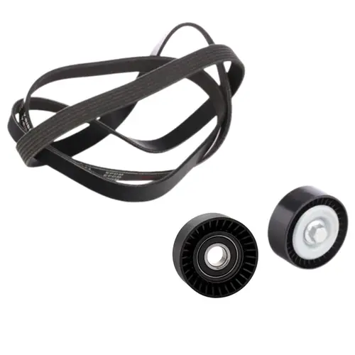 KIT CORREIA DO ALTERNADOR POLY-V COM POLIA GUIA E TENSORA BMW 118I 120I 318I 320I X1 N46 2007 A 2014