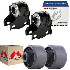 KIT BUCHAS DA BANDEJA DIANTEIRA PEQUENA E GRANDE LAND ROVER DISCOVERY SPORT EVOQUE 2012 A 2018