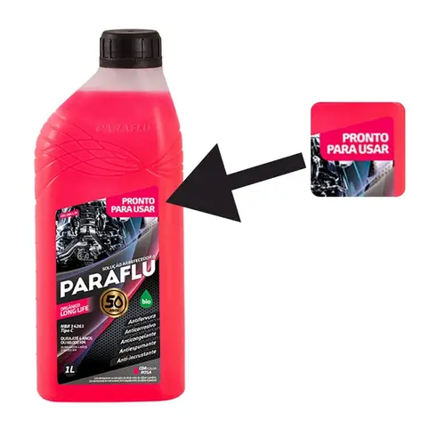 ADITIVO RADIADOR ROSA PRONTO PRA USO PARAFLU 103004 1 LT