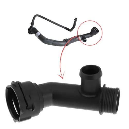 FLANGE ADAPTADOR MANGUEIRA SUPERIOR BOMBA ÁGUA VW TIGUAN ALLSPACE JETTA 2.0 16V TSI 2019 A 2024
