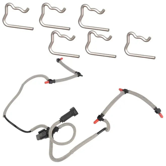 KIT MANGUEIRA RETORNO BICOS COM TRAVAS LAND ROVER DISCOVERY 3 DISCOVERY 4 RANGE ROVER SPORT 2.7 24V 2004 A 2011