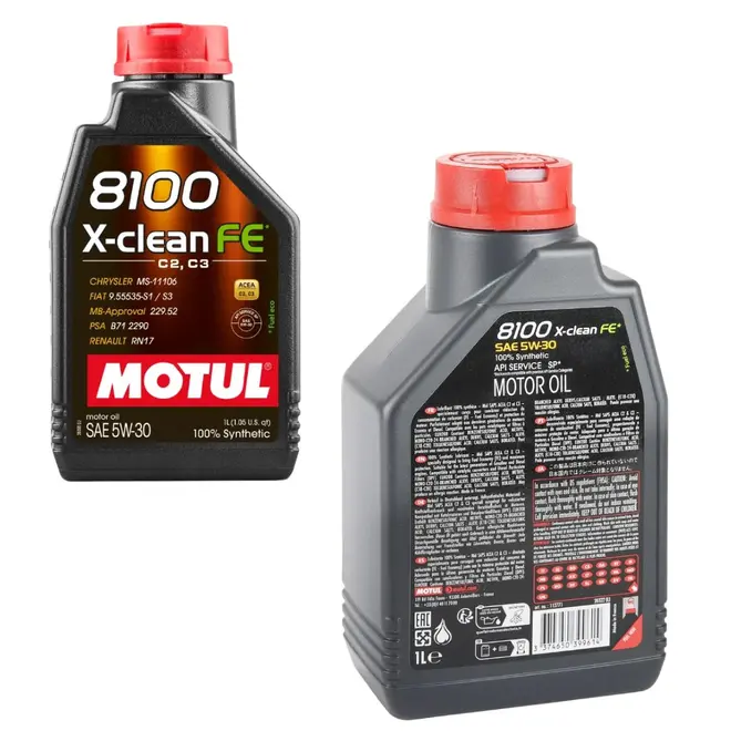 ÓLEO MOTOR MOTUL 8100 X-CLEAN FE 5W-30 1L 100% SINTÉTICO