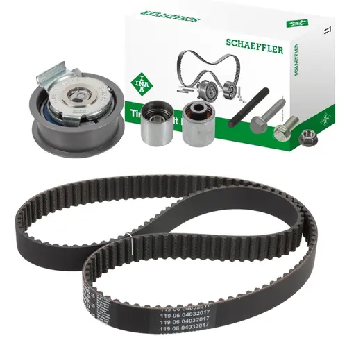 KIT CORREIA DENTADA DISTRIBUIÇÃO AUDI A3 A4 VW PASSAT 2.0 16V TFSI FSI 2006 A 2008 06F198119A