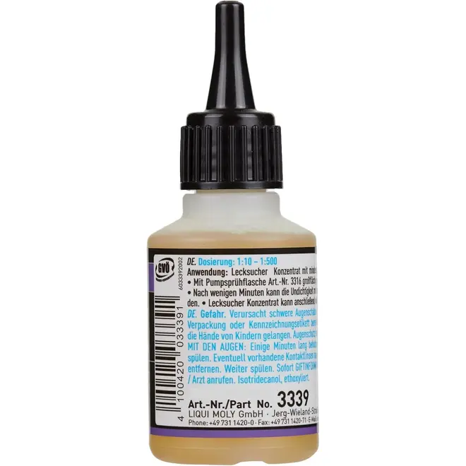 LOCALIZADOR DE VAZAMENTO FLUORESCENTE LIQUI MOLY LEAK FINDER K 50ML 3339